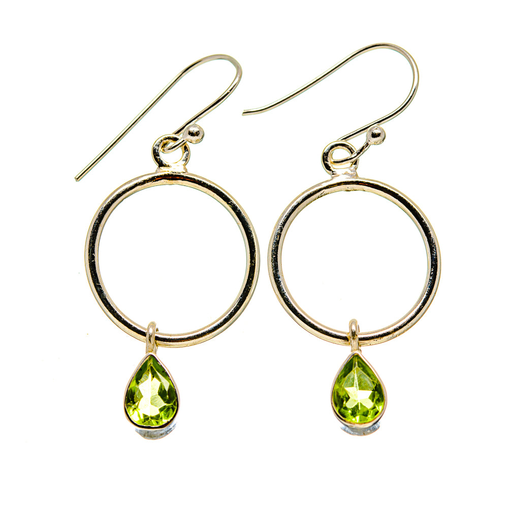 Peridot Earrings handcrafted by Anasilvercos - EARR412792
