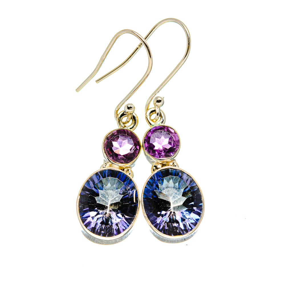 Blue Mystic Topaz Earrings handcrafted by Anasilvercos - EARR412892