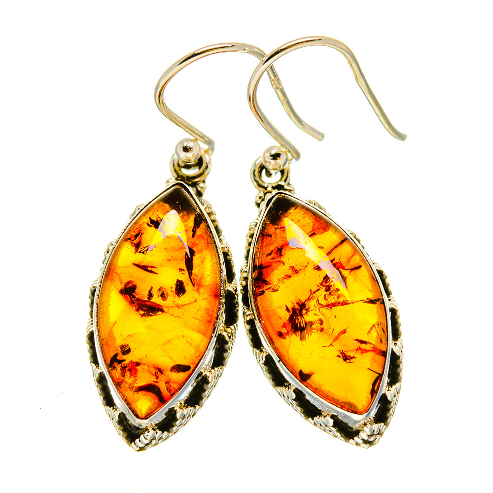 Baltic Amber Earrings handcrafted by Anasilvercos - EARR415328