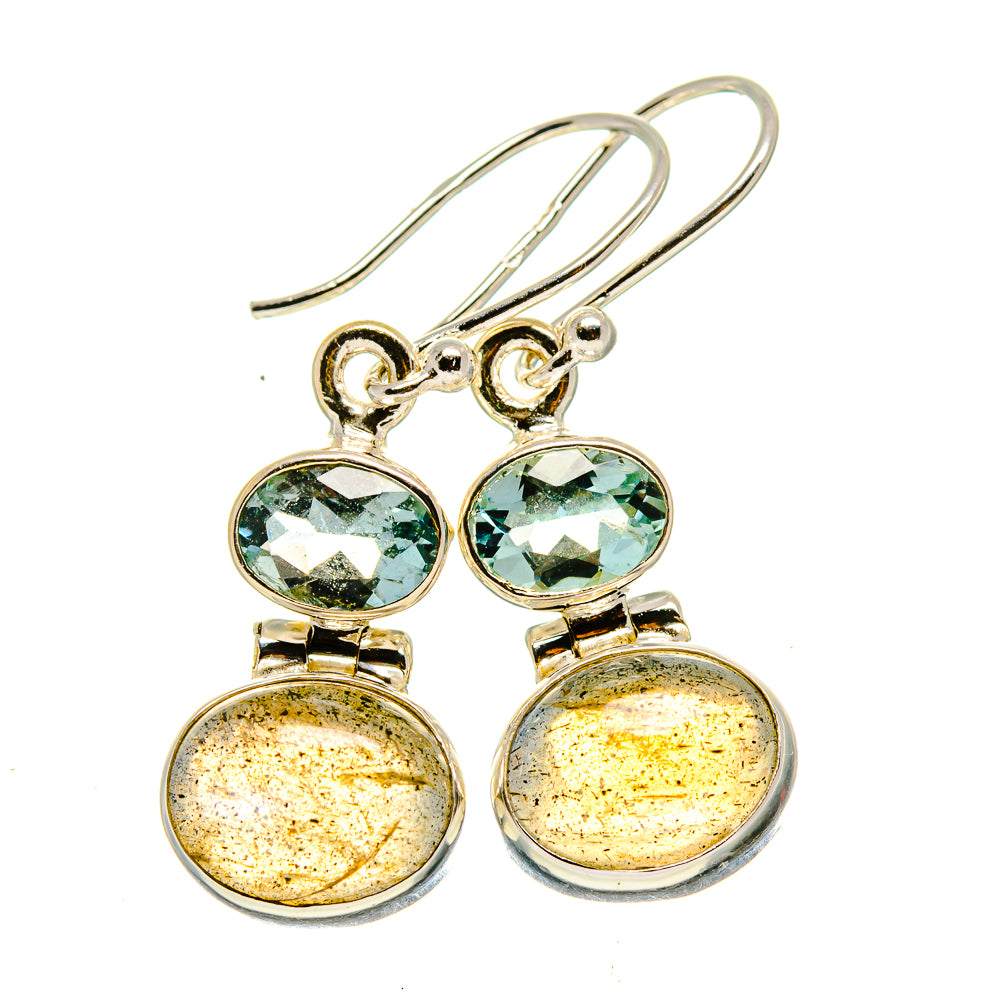 Labradorite Earrings handcrafted by Anasilvercos - EARR415909