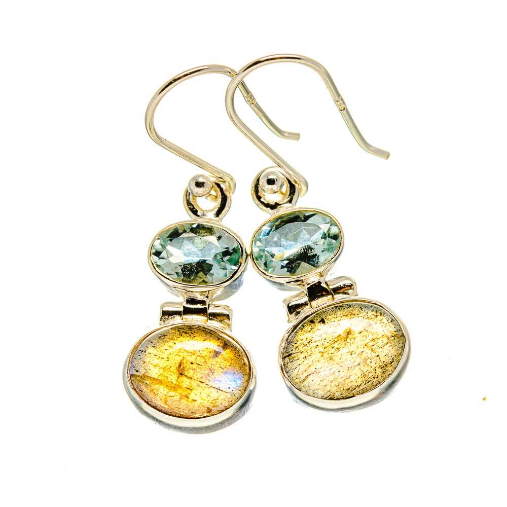 Labradorite Earrings handcrafted by Anasilvercos - EARR416263