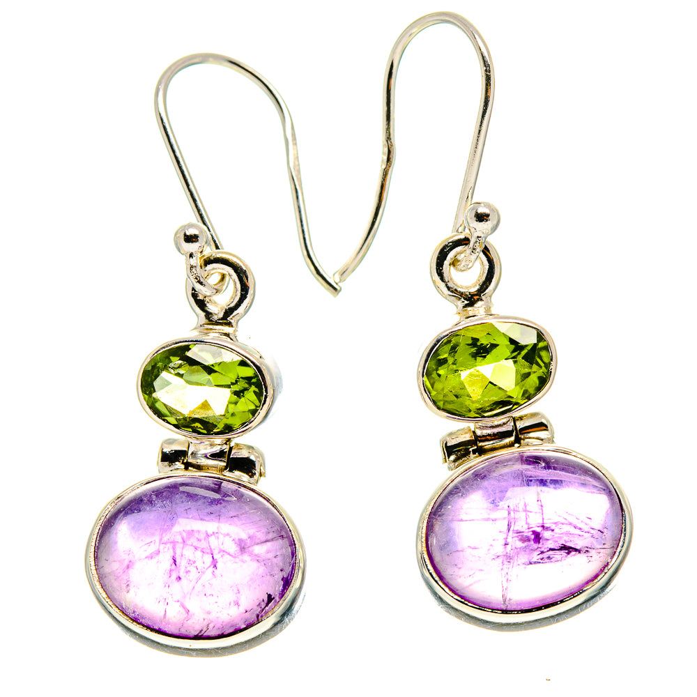 Amethyst Earrings handcrafted by Anasilvercos - EARR416701