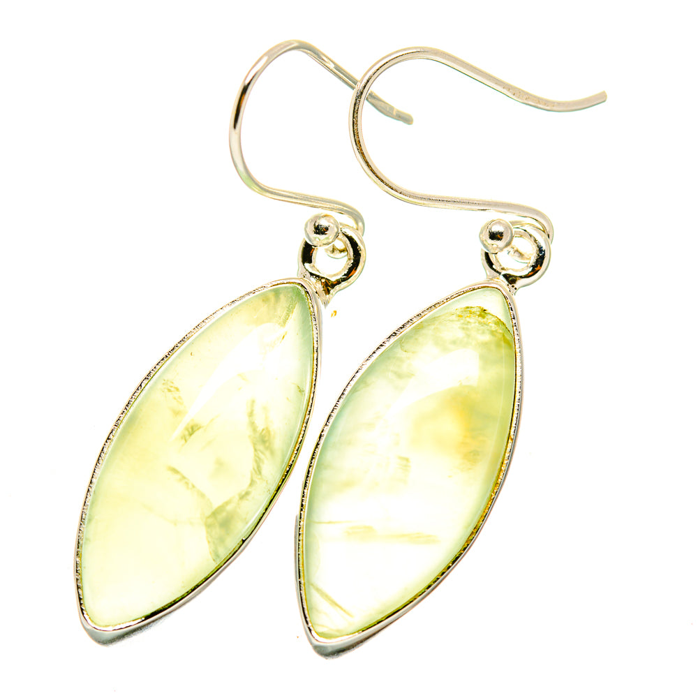 Prehnite Earrings handcrafted by Anasilvercos - EARR417980