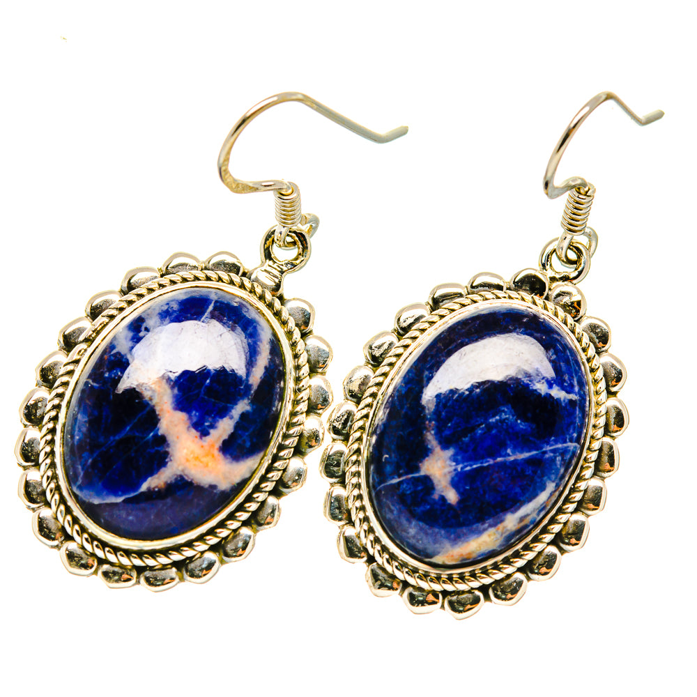 Sodalite Earrings handcrafted by Anasilvercos - EARR418617