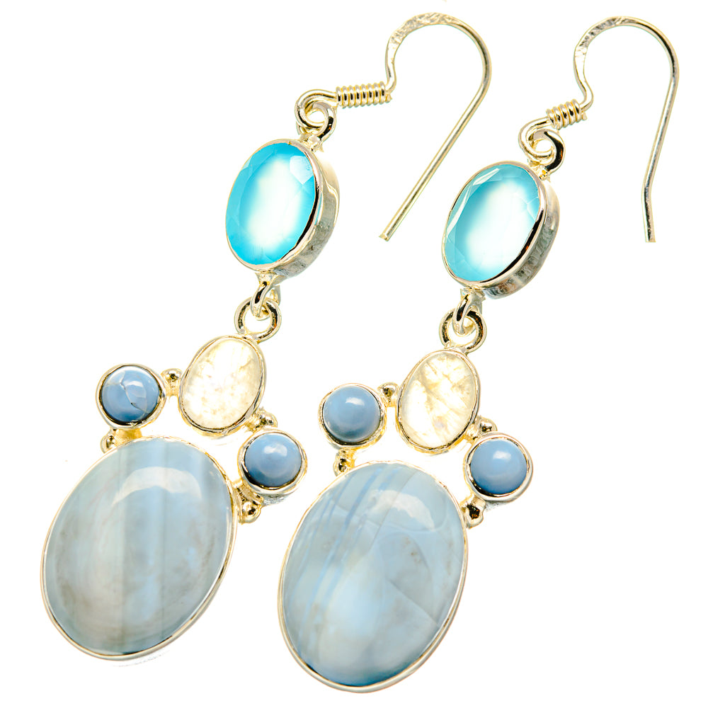 Owyhee Opal Earrings handcrafted by Anasilvercos - EARR418733