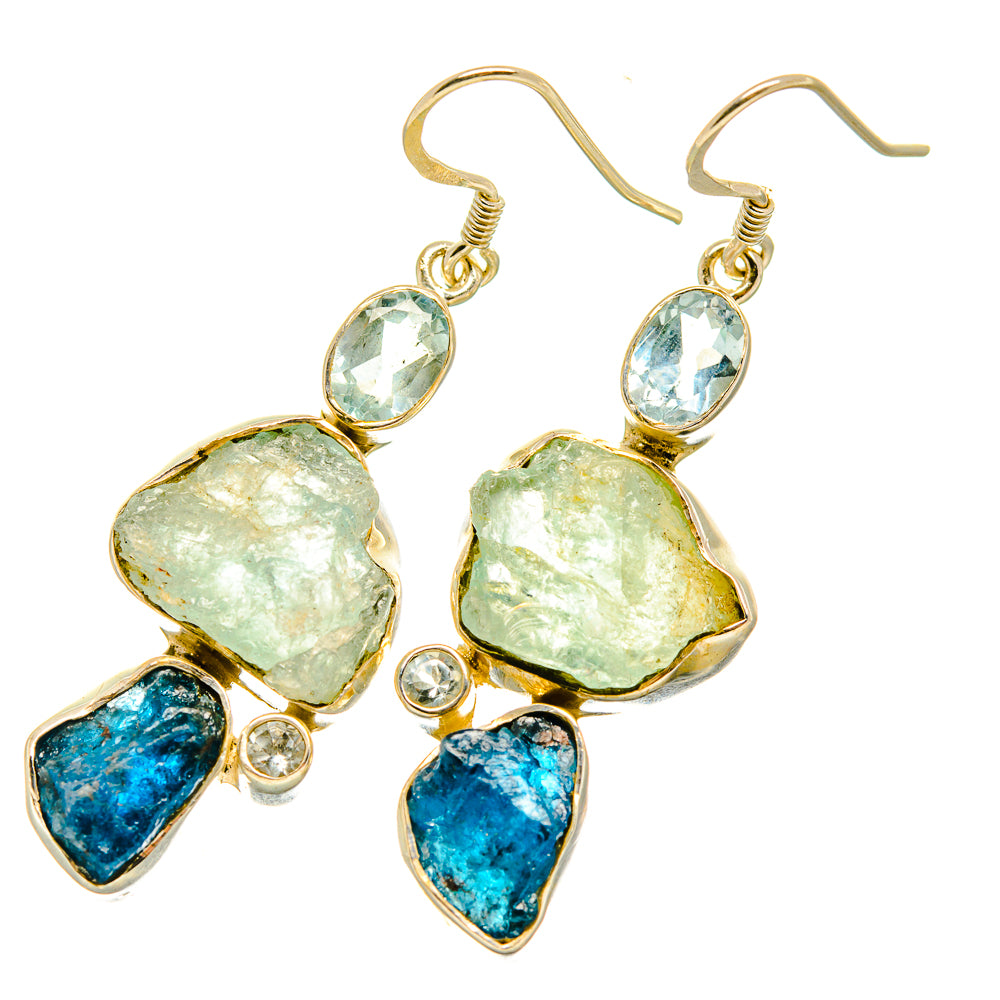 Aquamarine Earrings handcrafted by Anasilvercos - EARR418876