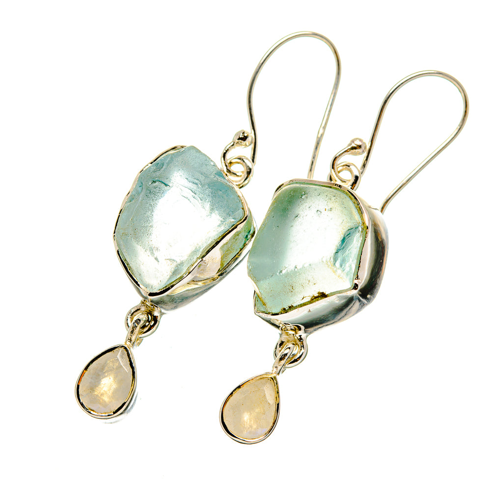 Aquamarine Earrings handcrafted by Anasilvercos - EARR420482