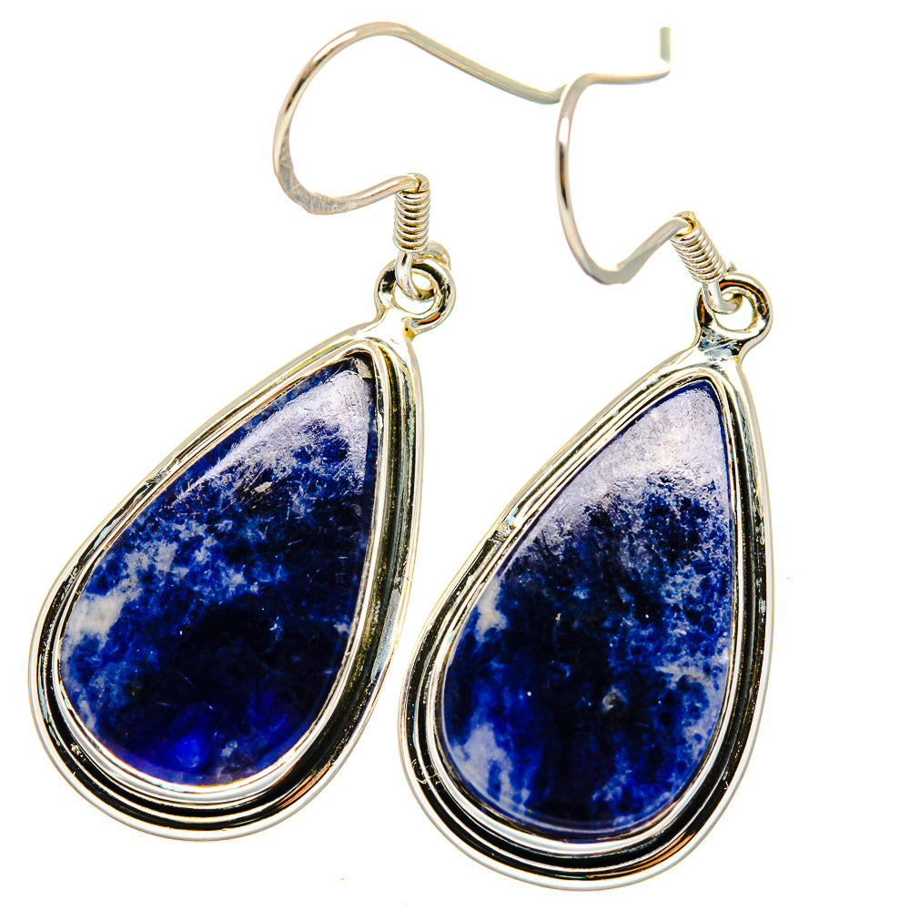 Sodalite Earrings handcrafted by Anasilvercos - EARR421075