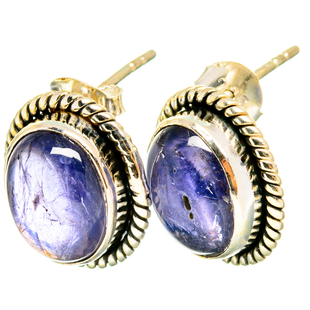 Tanzanite Earrings handcrafted by Anasilvercos - EARR421199