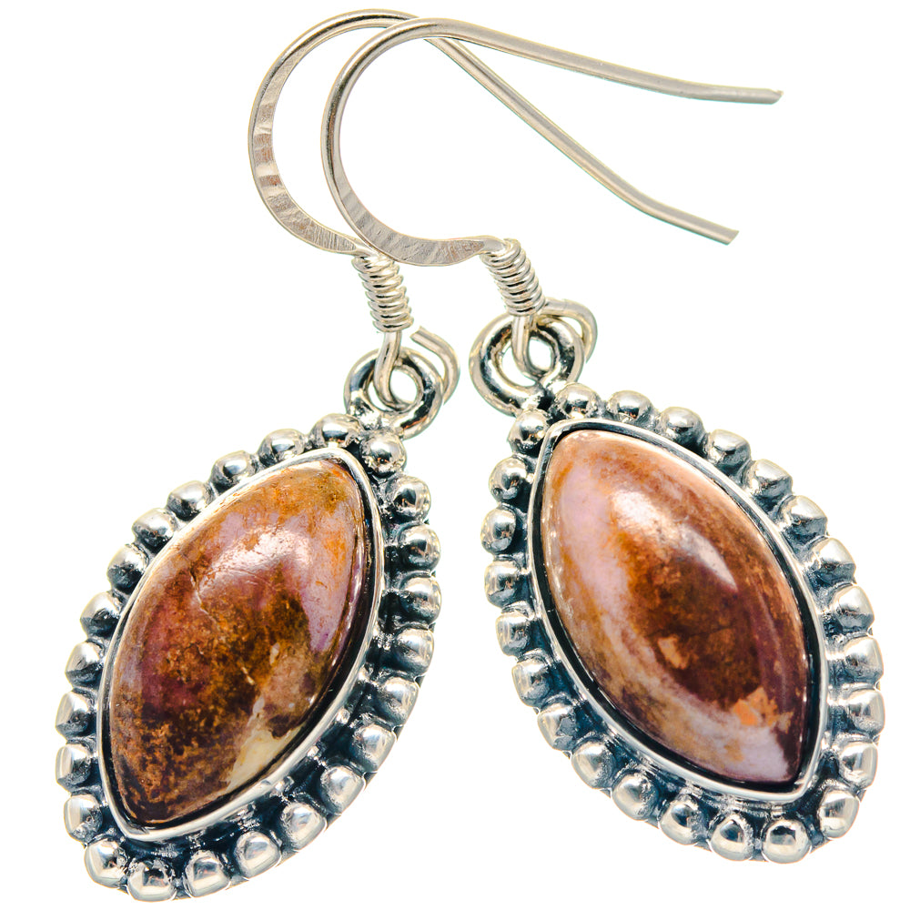 Phosphosiderite Earrings handcrafted by Anasilvercos - EARR423243