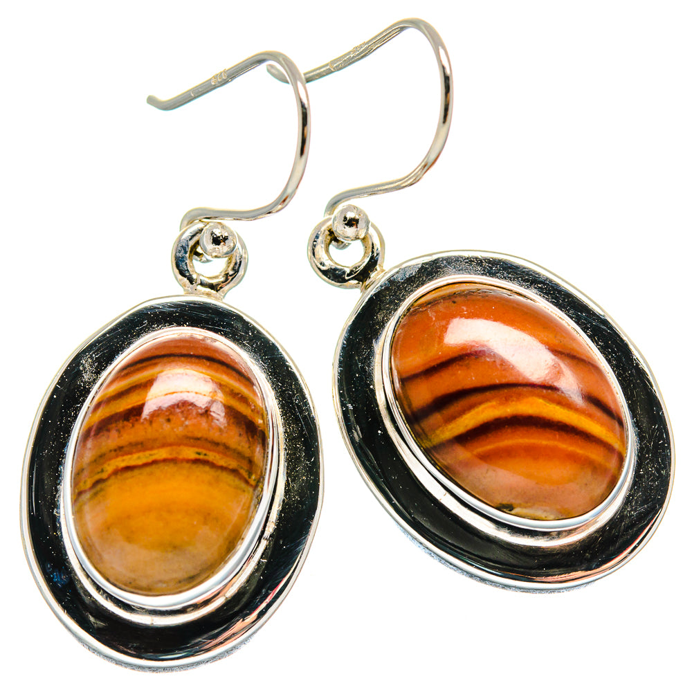 Picture Jasper Earrings handcrafted by Anasilvercos - EARR423974