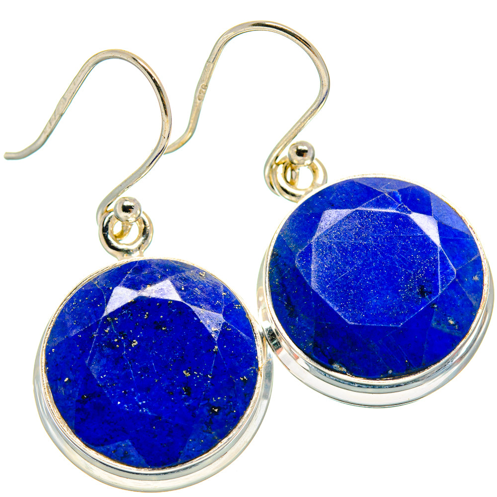 Lapis Lazuli Earrings handcrafted by Anasilvercos - EARR424141