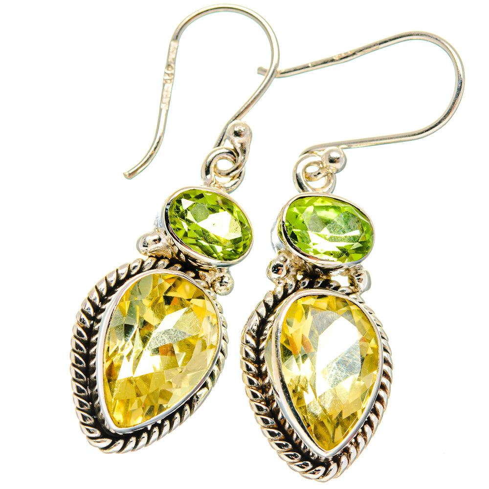 Citrine Earrings handcrafted by Anasilvercos - EARR424990 - Photo 2