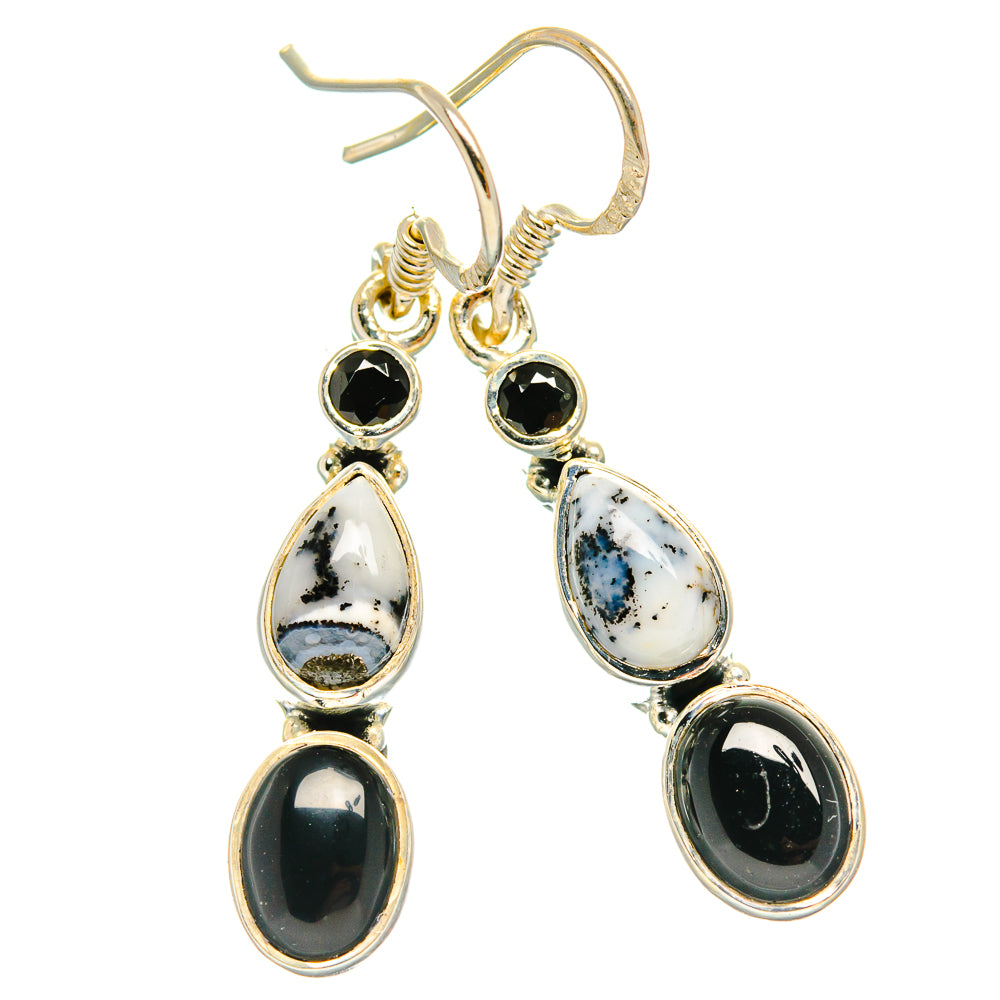 Black Onyx Earrings handcrafted by Anasilvercos - EARR426701 - Photo 2