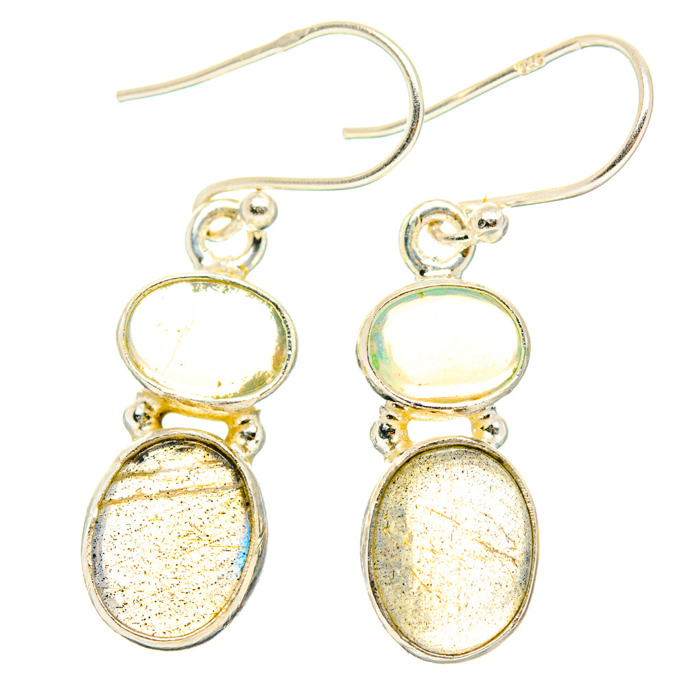 Labradorite Earrings handcrafted by Anasilvercos - EARR428303 - Photo 2