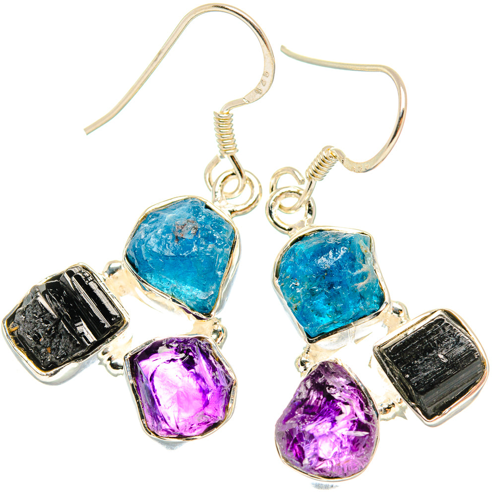 Apatite Earrings handcrafted by Anasilvercos - EARR428461 - Photo 2