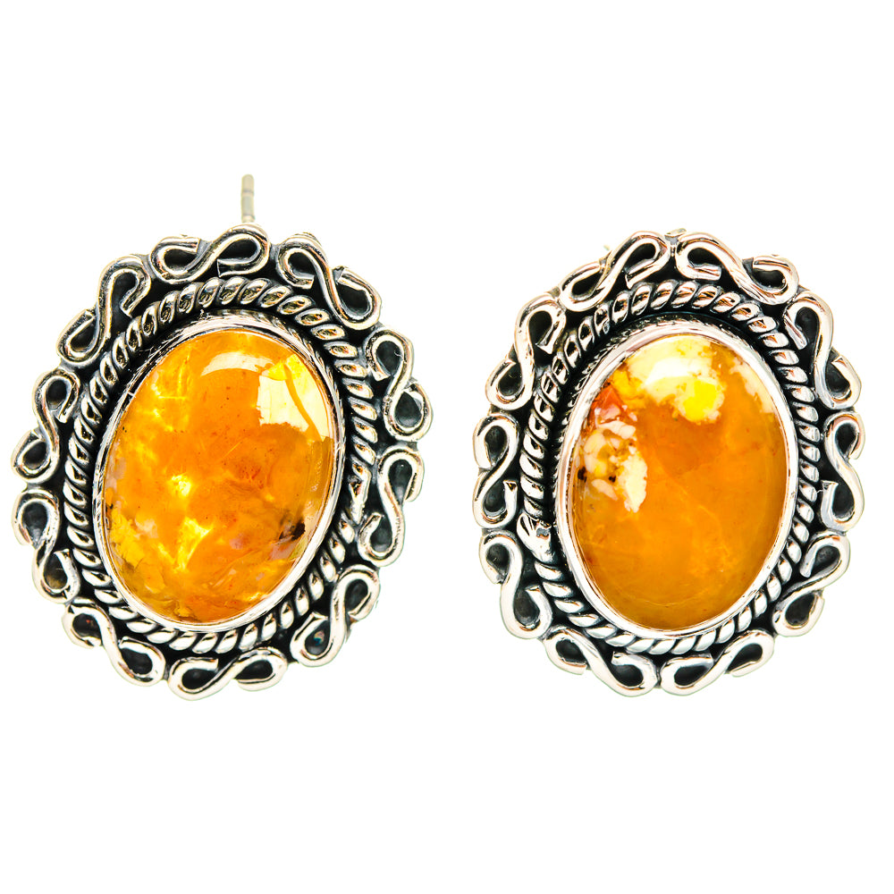 Brecciated Mookaite Earrings handcrafted by Anasilvercos - EARR428957 - Photo 2