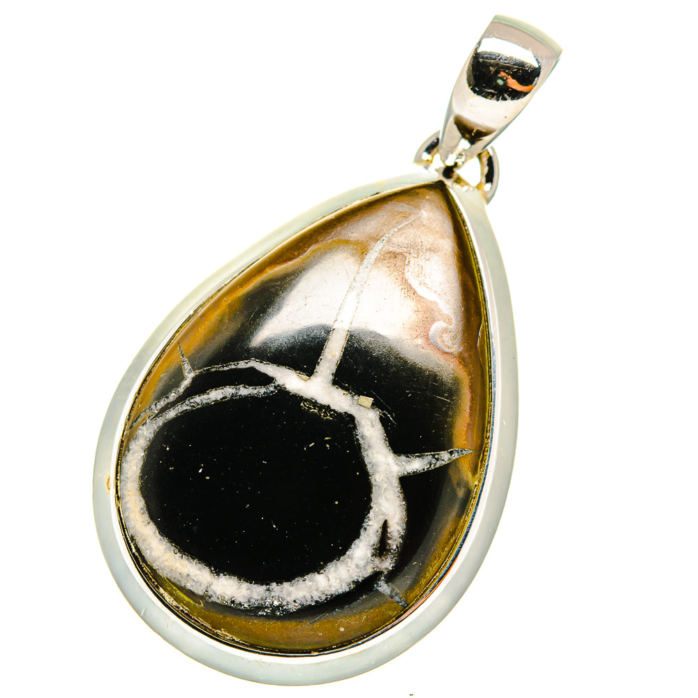 Septarian Geode Pendants handcrafted by Anasilvercos - PD11134
