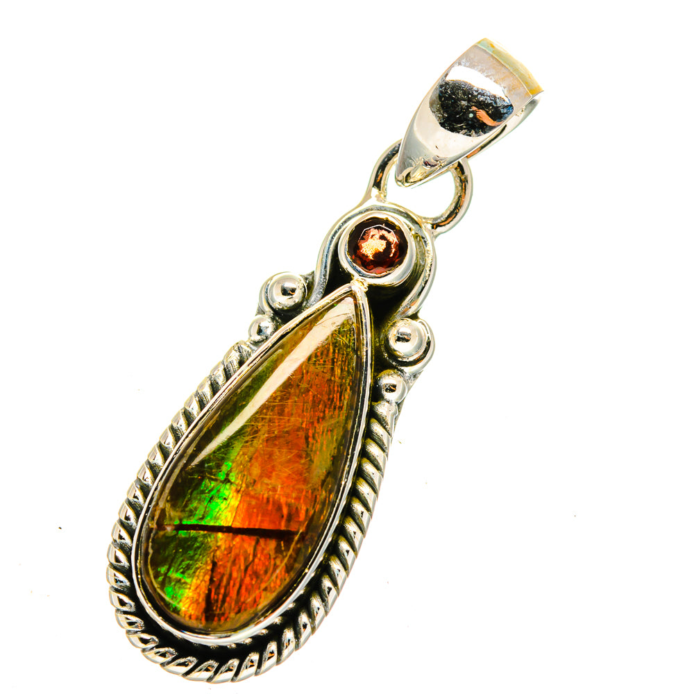 Ammolite Pendants handcrafted by Anasilvercos - PD11832