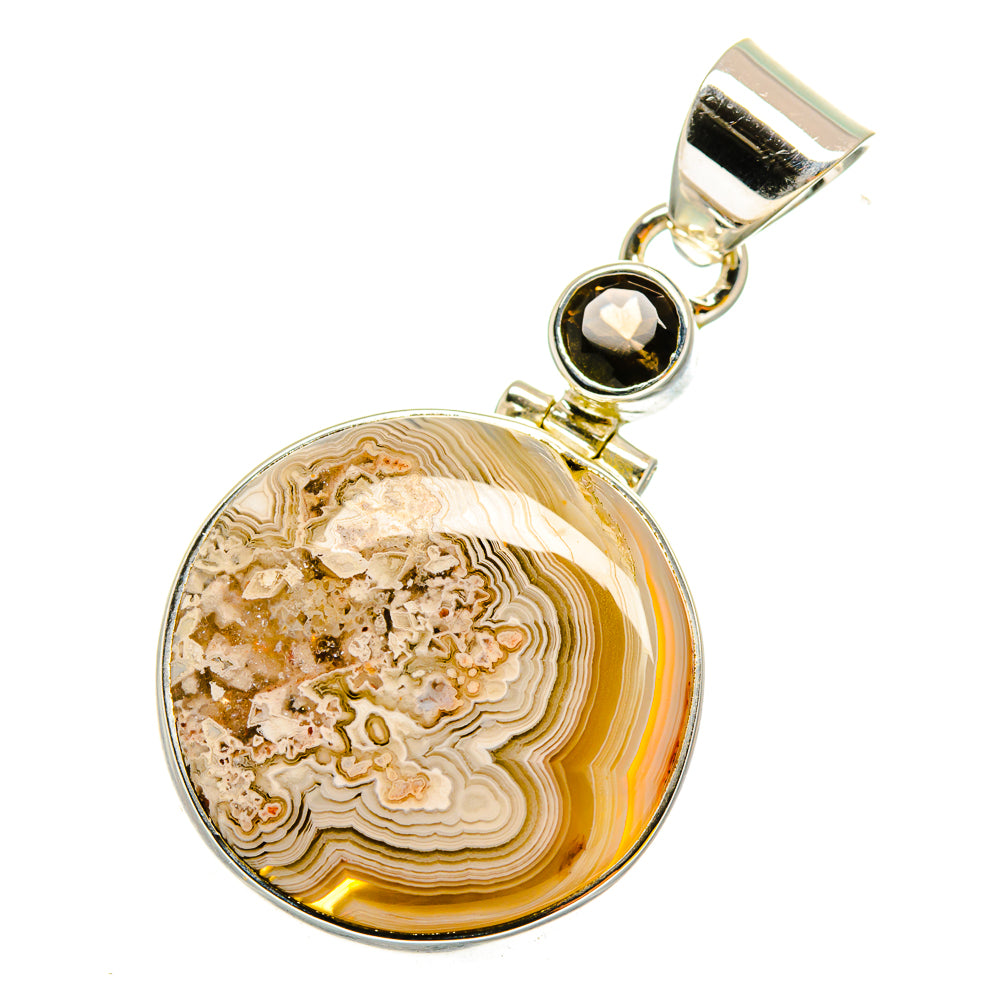Laguna Lace Agate Pendants handcrafted by Anasilvercos - PD11999