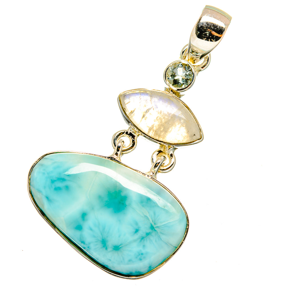 Larimar Pendants handcrafted by Anasilvercos - PD12991