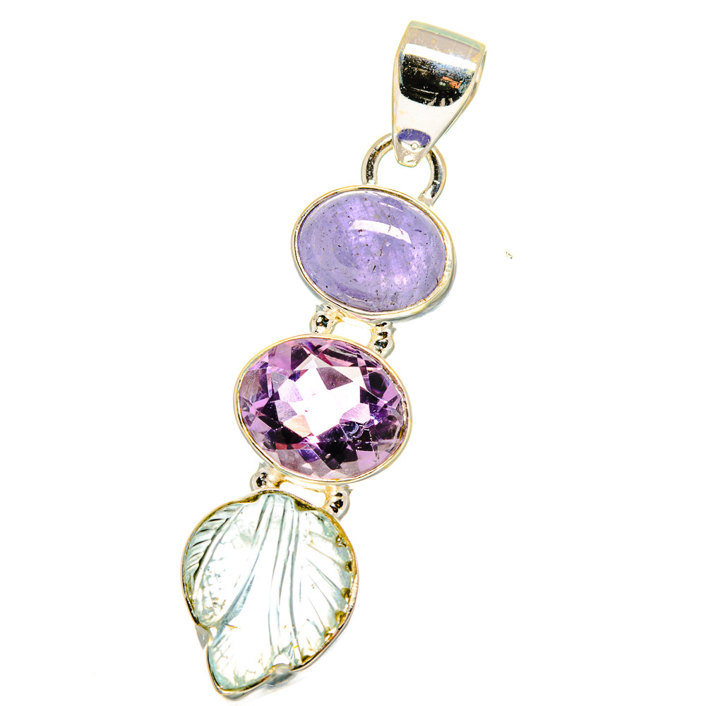 Aquamarine Pendants handcrafted by Anasilvercos - PD14861