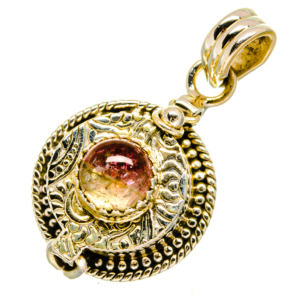 Pink Tourmaline Pendants handcrafted by Anasilvercos - PD16676