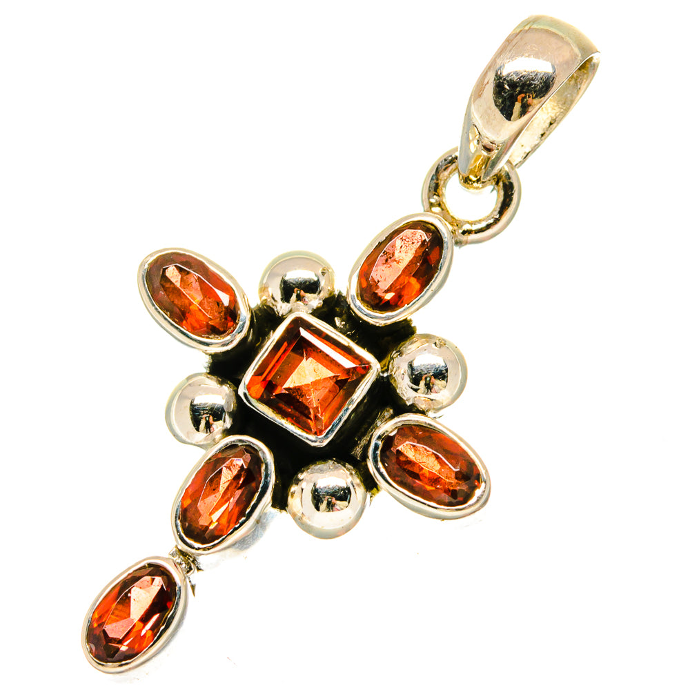 Garnet Pendants handcrafted by Anasilvercos - PD16796