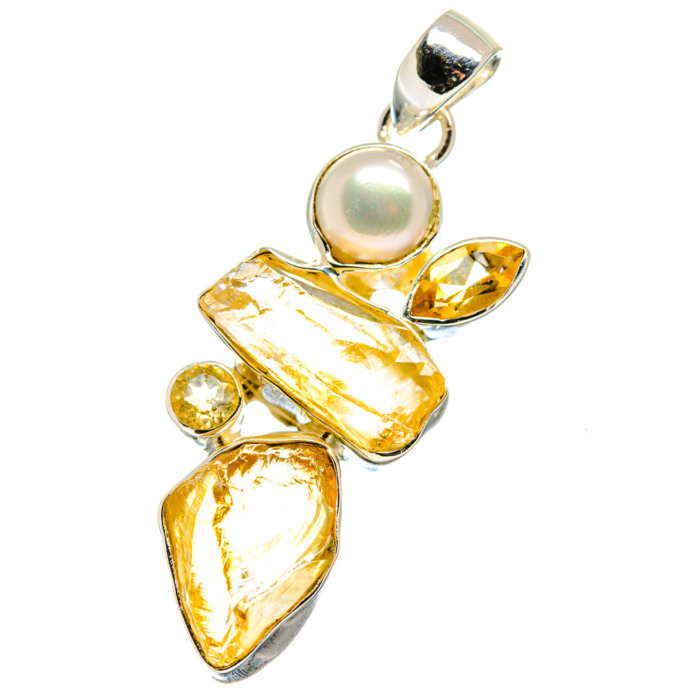 Citrine Pendants handcrafted by Anasilvercos - PD17686