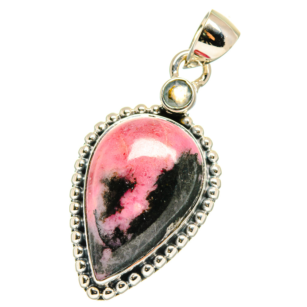 Rhodonite Pendants handcrafted by Anasilvercos - PD17782