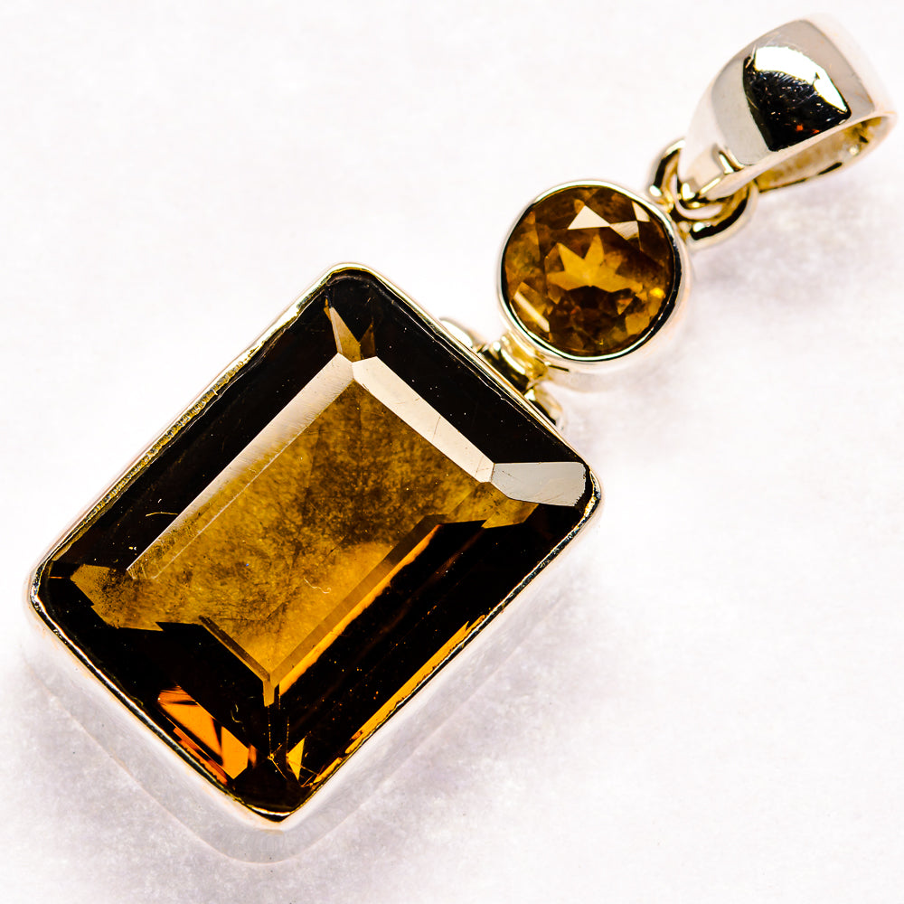 Smoky Quartz Pendants handcrafted by Anasilvercos - PD20761