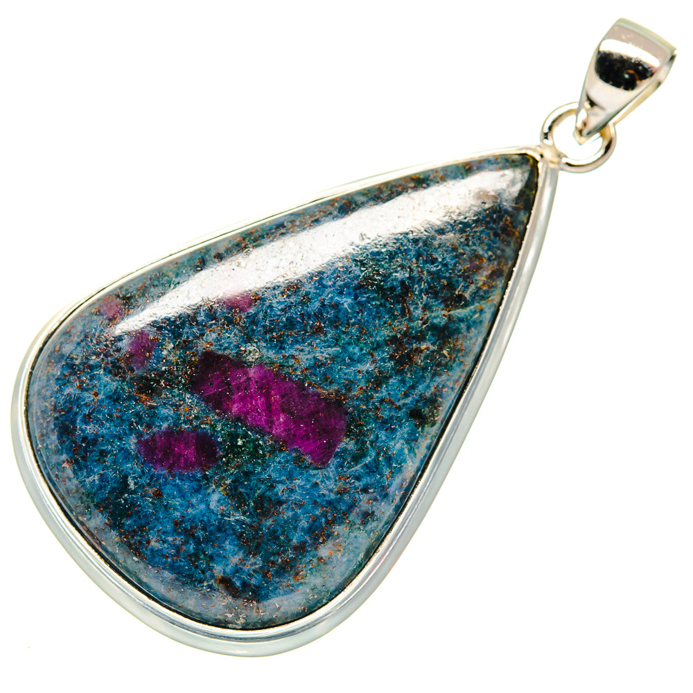 Ruby Fuchsite Pendants handcrafted by Anasilvercos - PD21905 - Photo 2