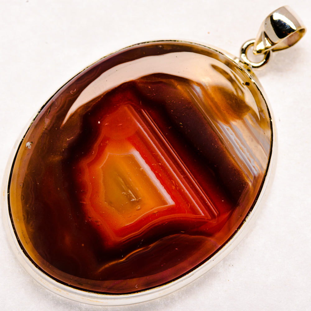 Botswana Agate Pendants handcrafted by Anasilvercos - PD22107