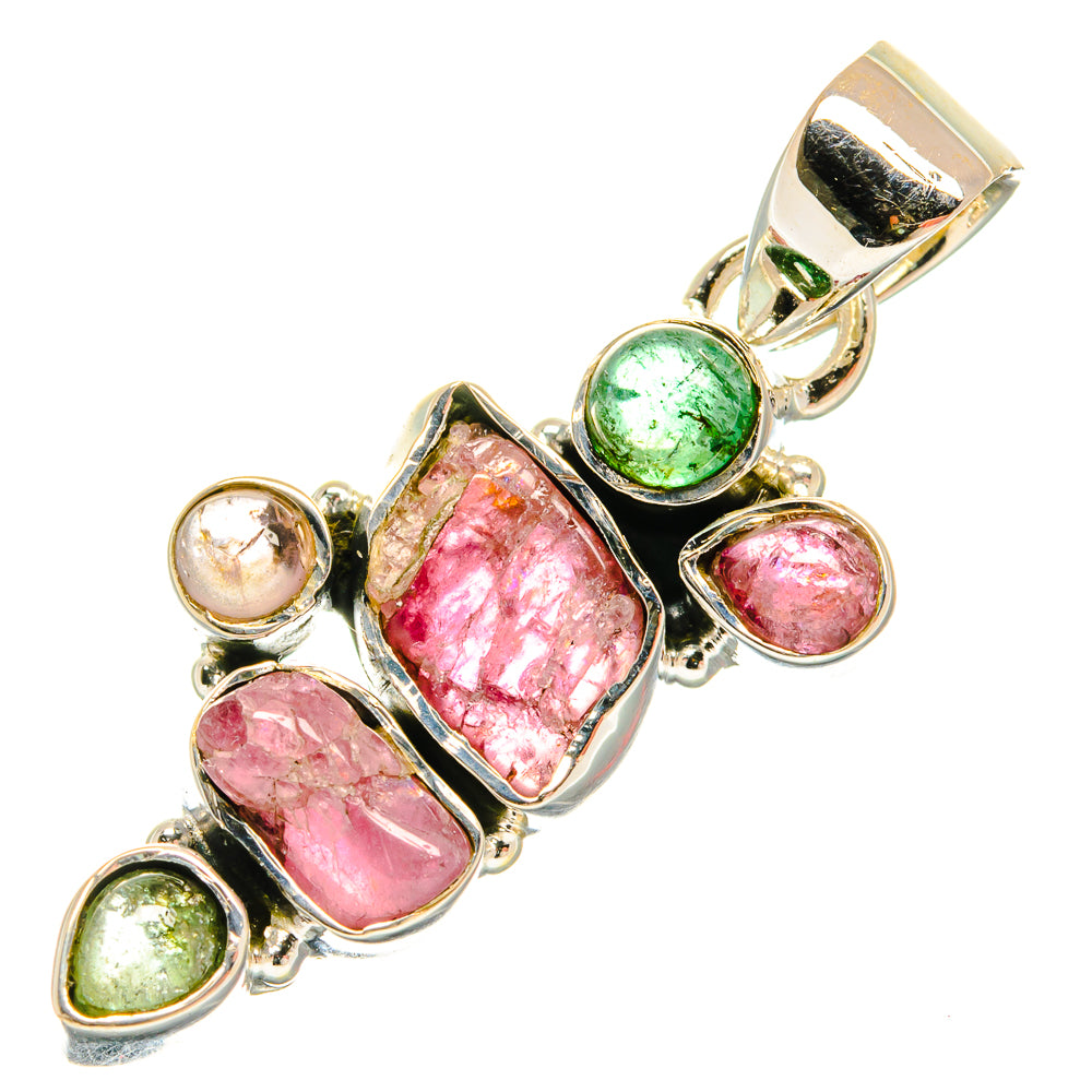 Tourmaline Pendants handcrafted by Anasilvercos - PD25628 - Photo 2