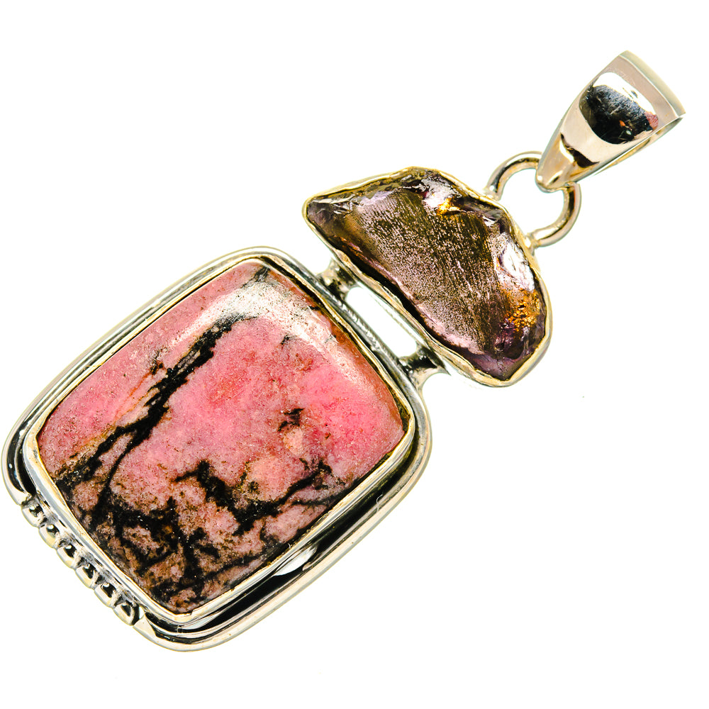 Rhodonite Pendants handcrafted by Anasilvercos - PD26360 - Photo 2