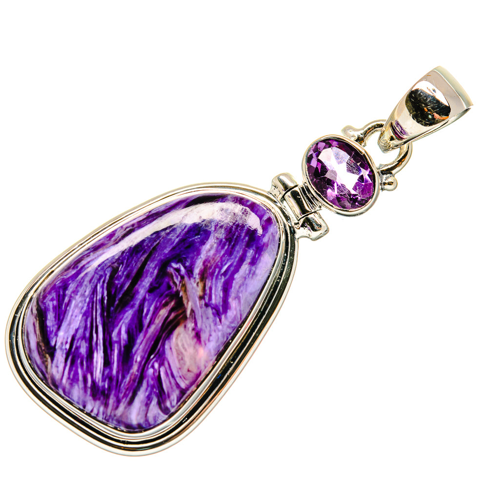 Charoite Pendants handcrafted by Anasilvercos - PD26518 - Photo 2