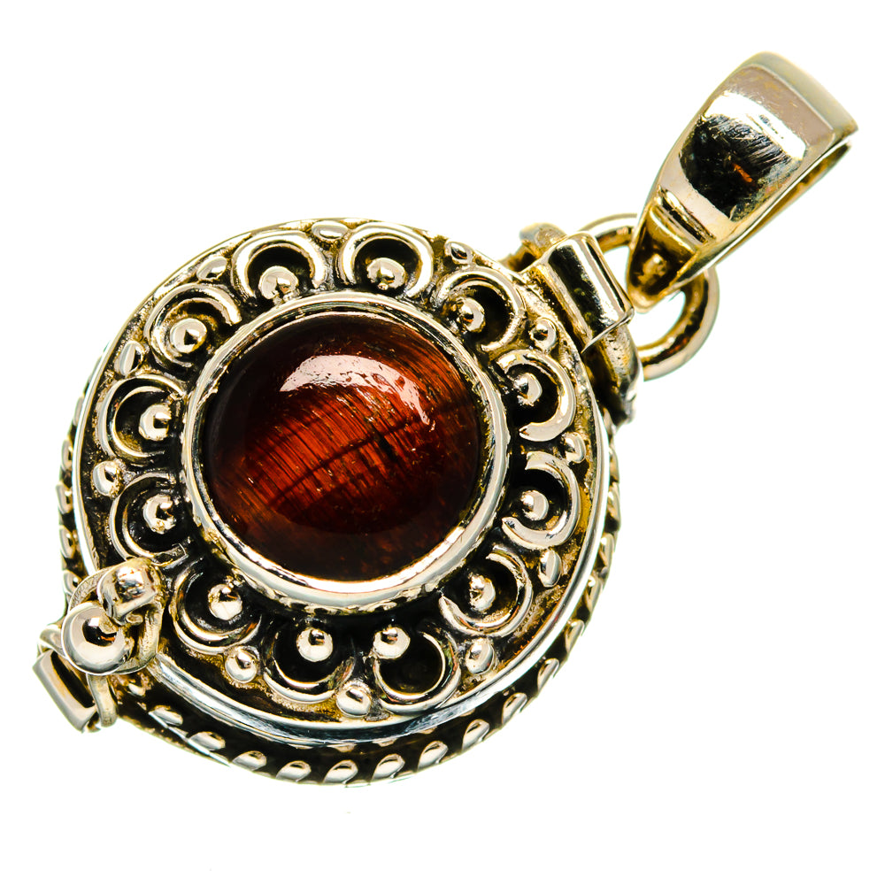 Red Tiger Eye Pendants handcrafted by Anasilvercos - PD26568 - Photo 2