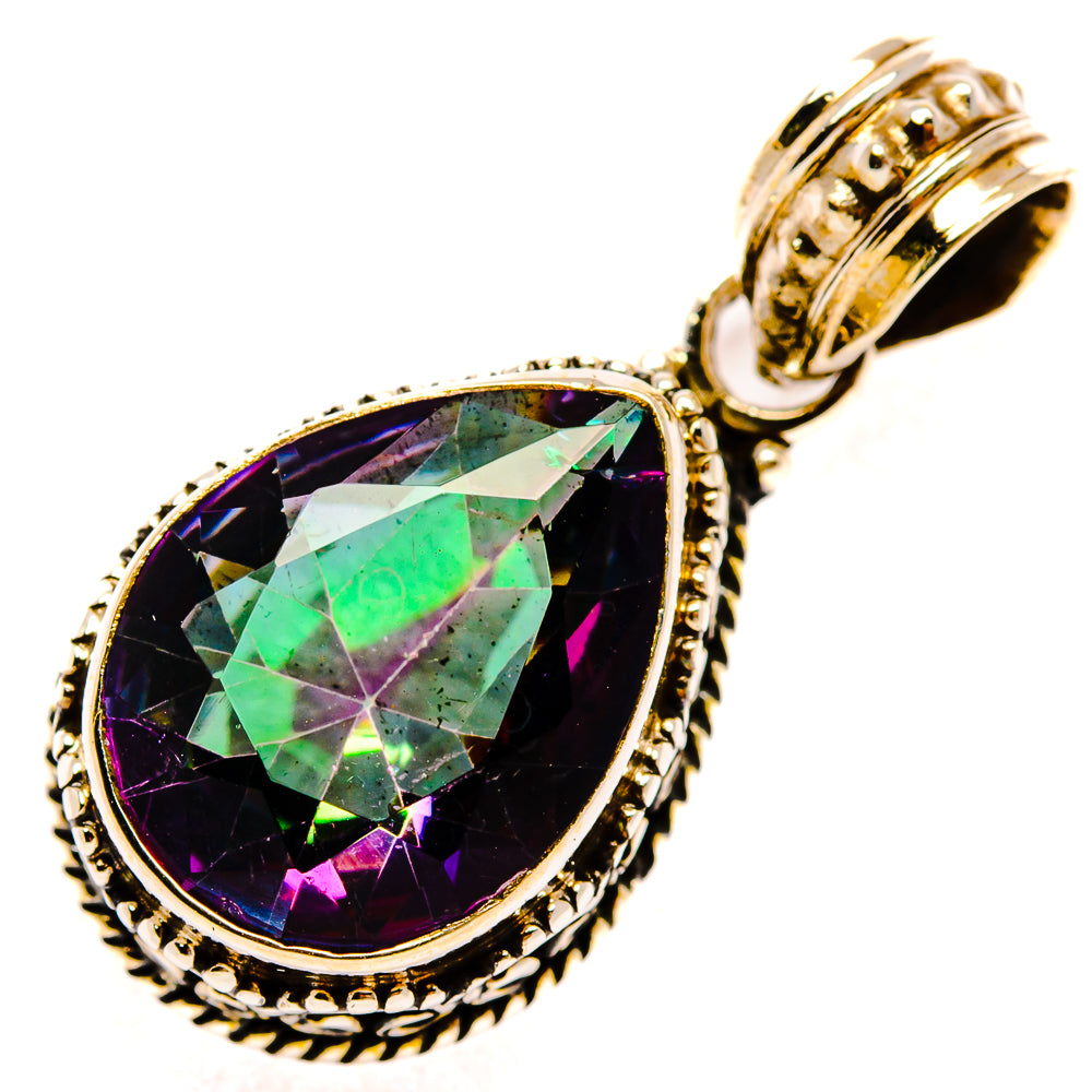 Mystic Topaz Pendants handcrafted by Anasilvercos - PD27823 - Photo 2