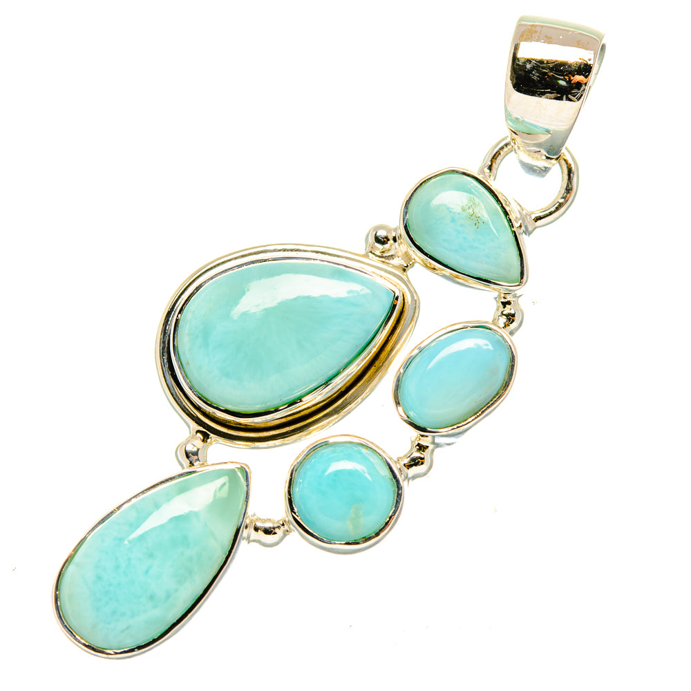 Larimar Pendants handcrafted by Anasilvercos - PD29698 - Photo 2