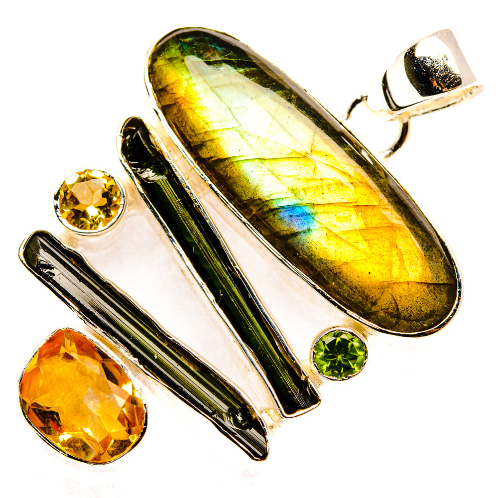 Labradorite Pendants handcrafted by Anasilvercos - PD30238 - Photo 2