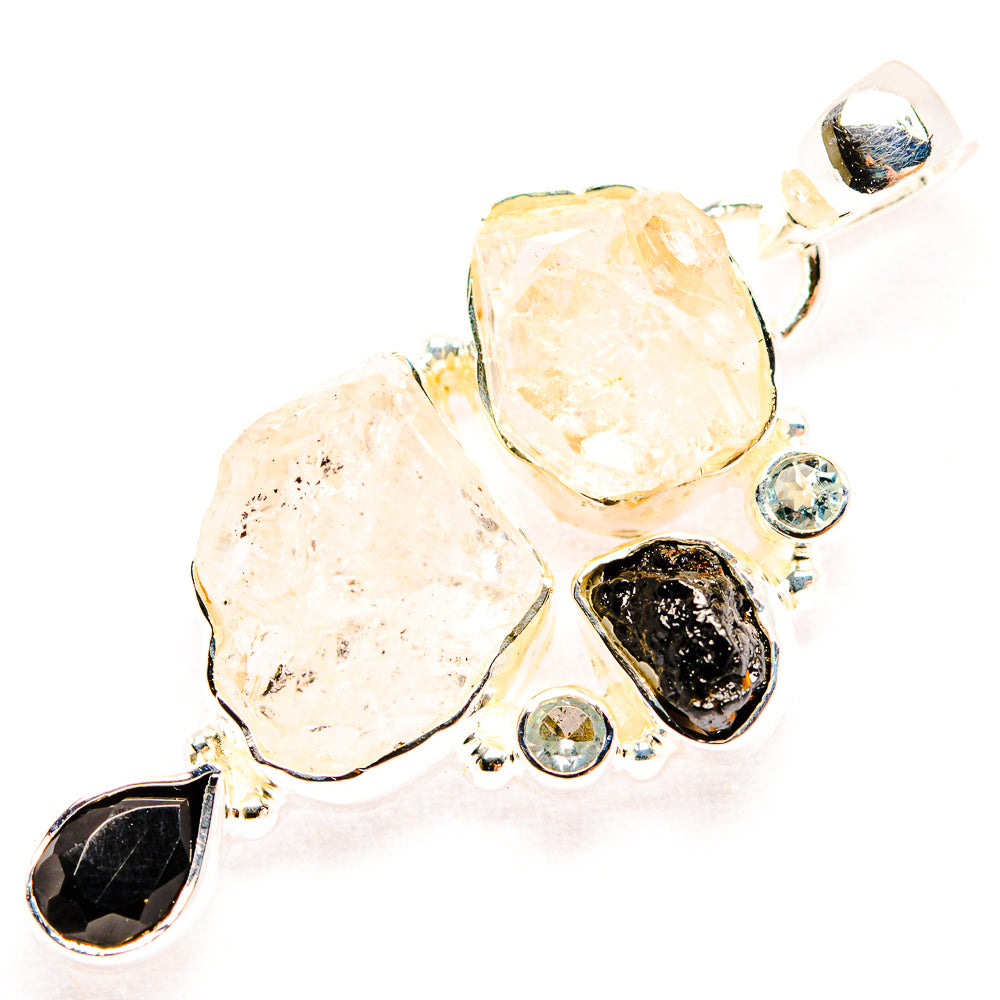 Rainbow Moonstone Pendants handcrafted by Anasilvercos - PD31901 - Photo 2