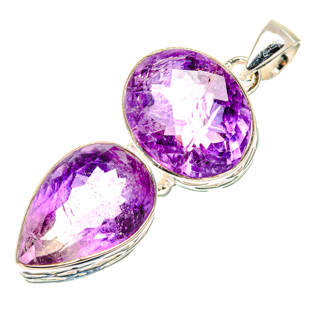 Amethyst Pendants handcrafted by Anasilvercos - PD34571 - Photo 2