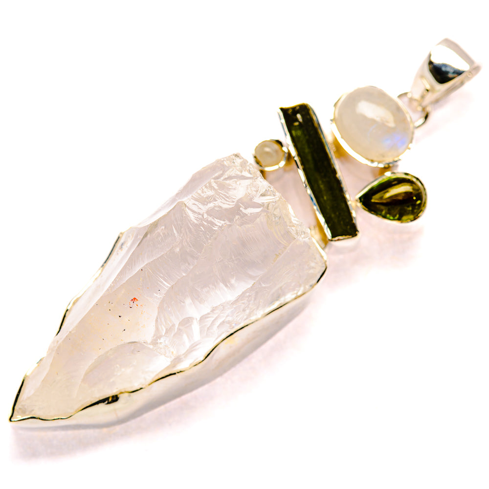White Quartz Pendants handcrafted by Anasilvercos - PD35513 - Photo 2