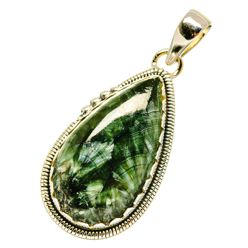 Seraphinite Pendants handcrafted by Anasilvercos - PD4849