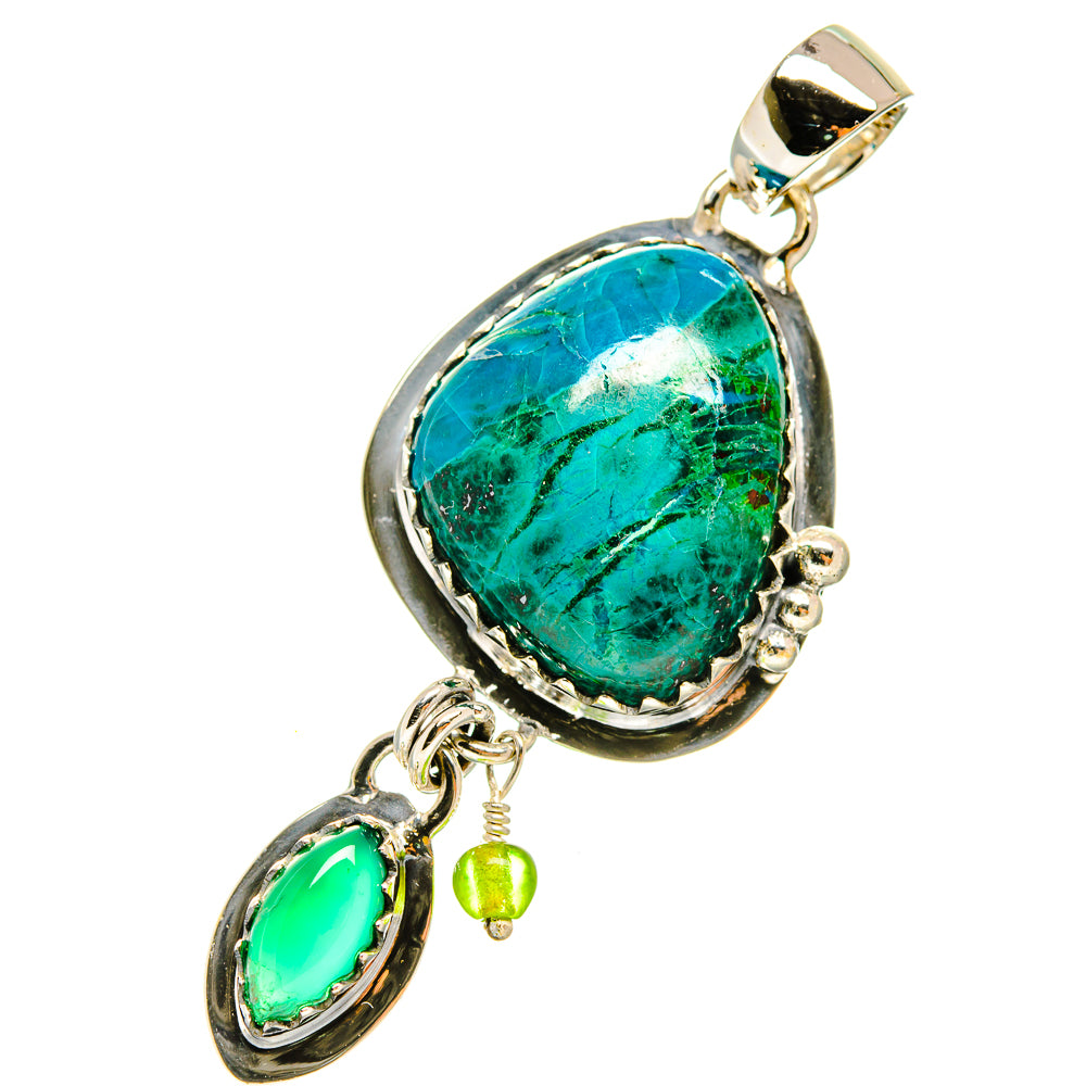 Chrysocolla Pendants handcrafted by Anasilvercos - PD5047