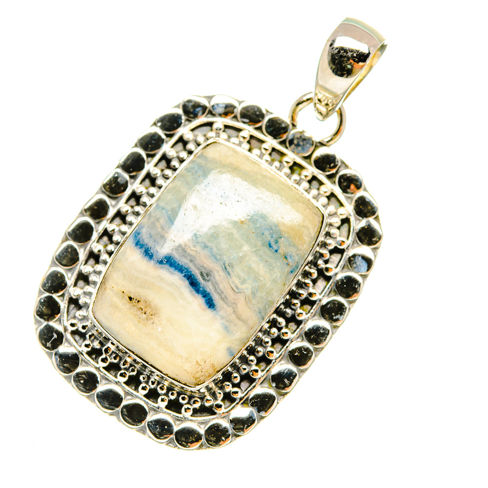 Blue Scheelite Pendants handcrafted by Anasilvercos - PD6340