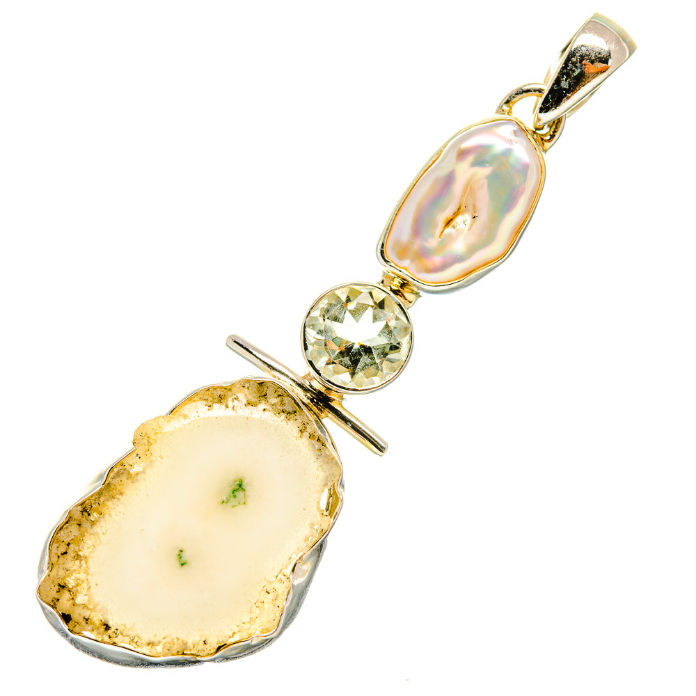 Solar Quartz Pendants handcrafted by Anasilvercos - PD6647