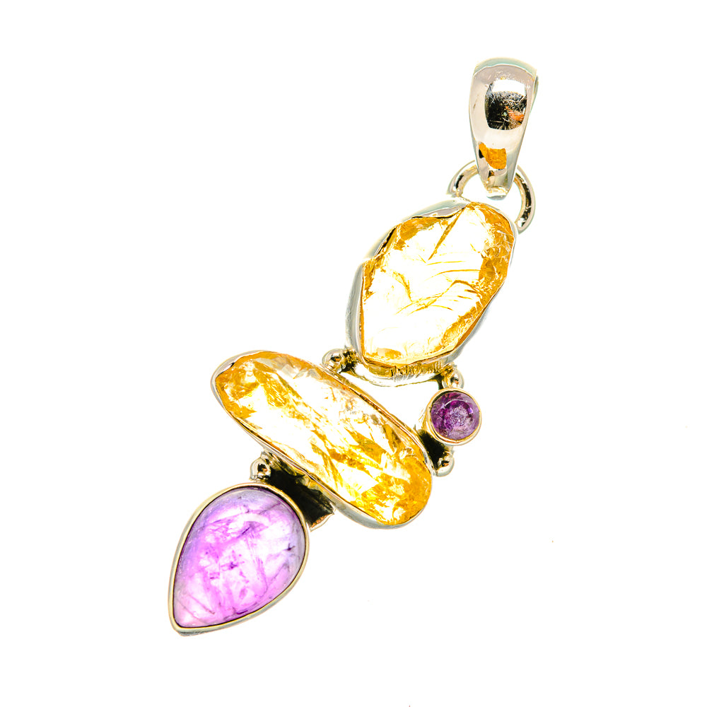 Citrine Pendants handcrafted by Anasilvercos - PD6698