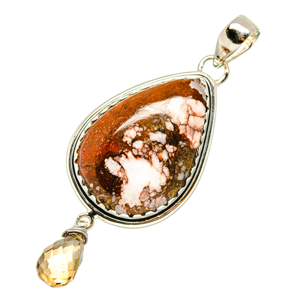 Wild Horse Jasper Pendants handcrafted by Anasilvercos - PD7147