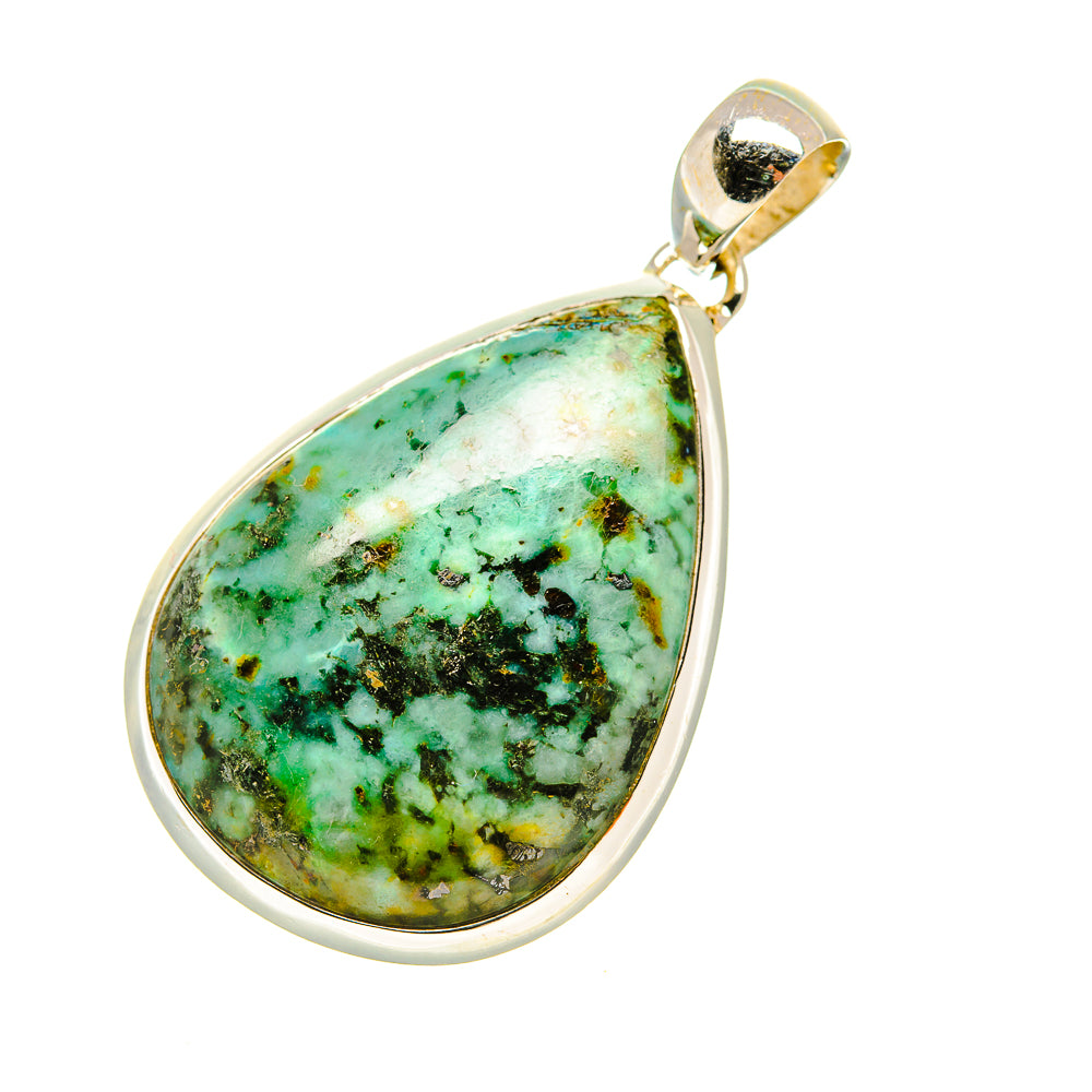 Tibetan Turquoise Pendants handcrafted by Anasilvercos - PD7414